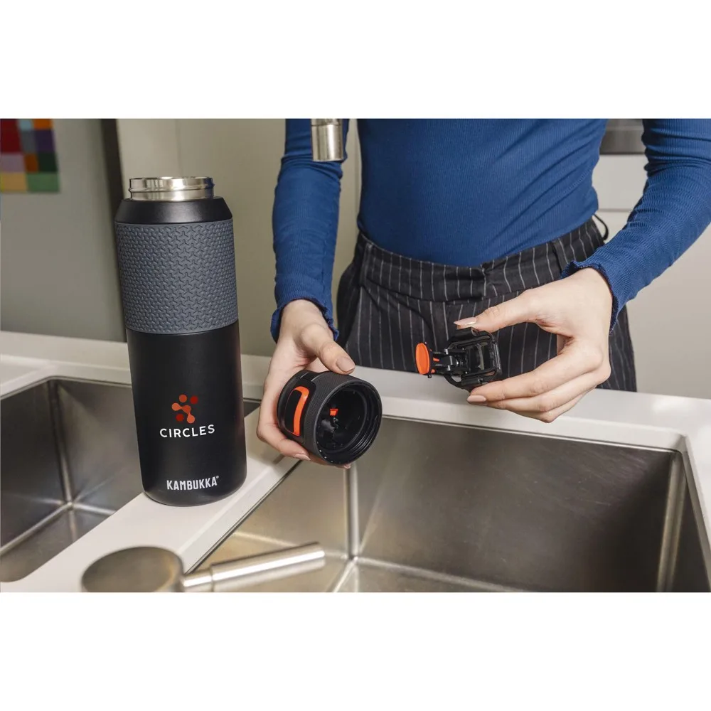 Kambukka® Elton Insulated 1 L drinkfles productfoto 8 - Bidons & Shakers Kambukka® Elton Insulated 1 L drinkfles — productfoto 8