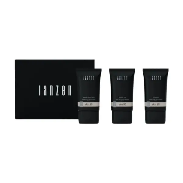 JANZEN Skin 90 Geschenkset bedrucken Mailing 3-teilig 50ml