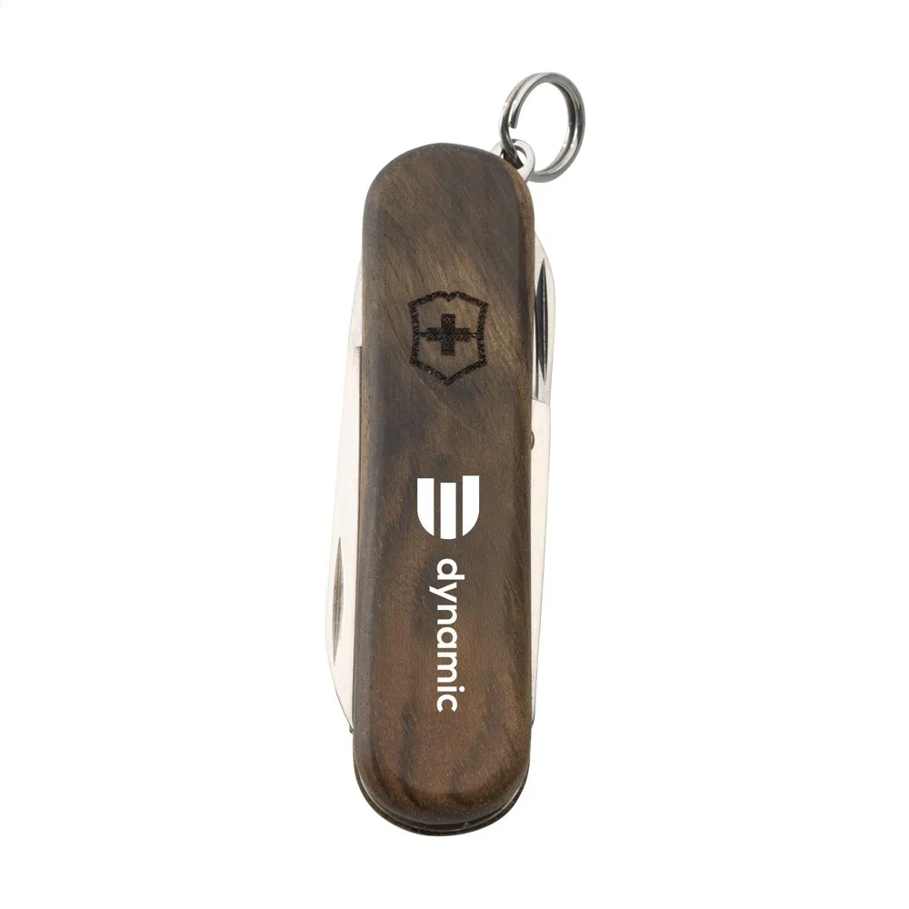 Custom Victorinox Classic SD Wood Walnut 5-Function 58mm — product photo 4