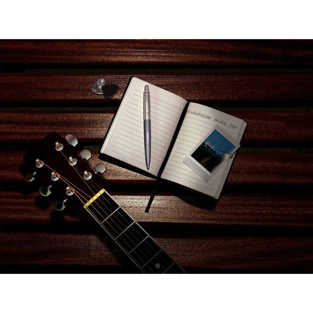 Parker Jotter XL Kugelschreiber bedrucken Blau Metall — Produktfoto 14