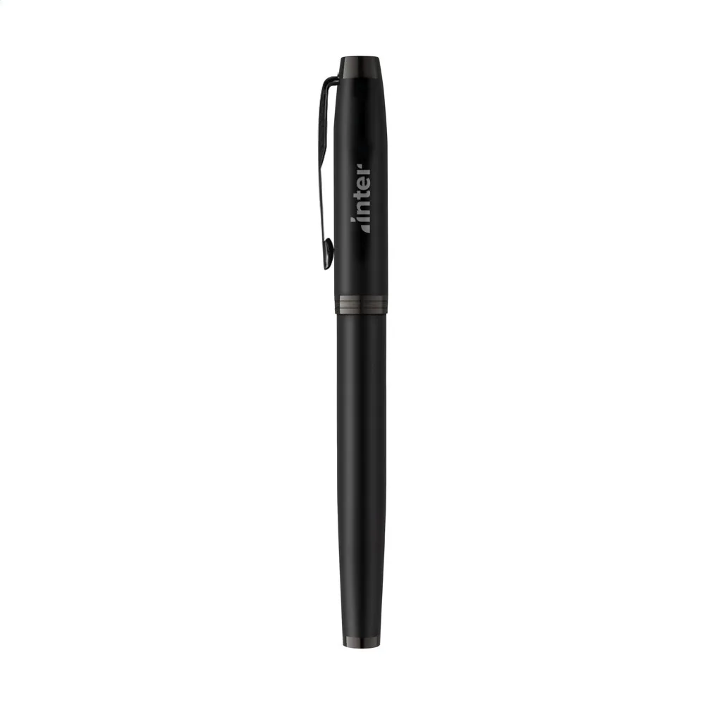 Parker IM Achromatic Rollerball bedrucken Edelstahl Matt M — Produktfoto 5