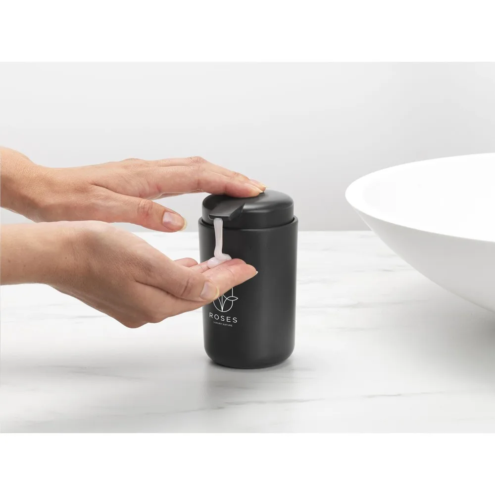 Seifenspender bedrucken Brabantia tropffrei Kunststoff 250ml — Produktfoto 5