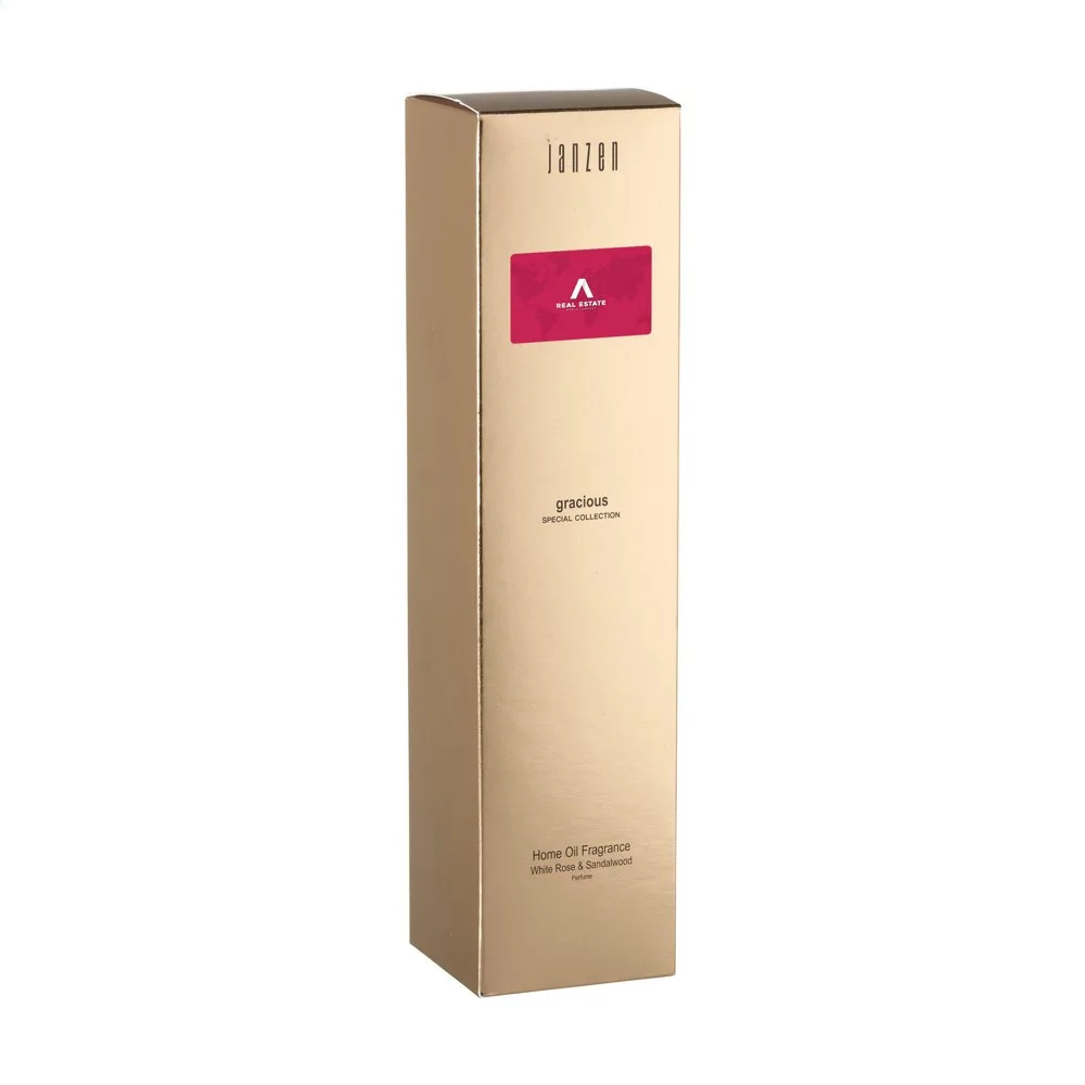 Duftstäbchen JANZEN Gracious Amber Logo Bedrucken Glas 200ml — Produktfoto 6