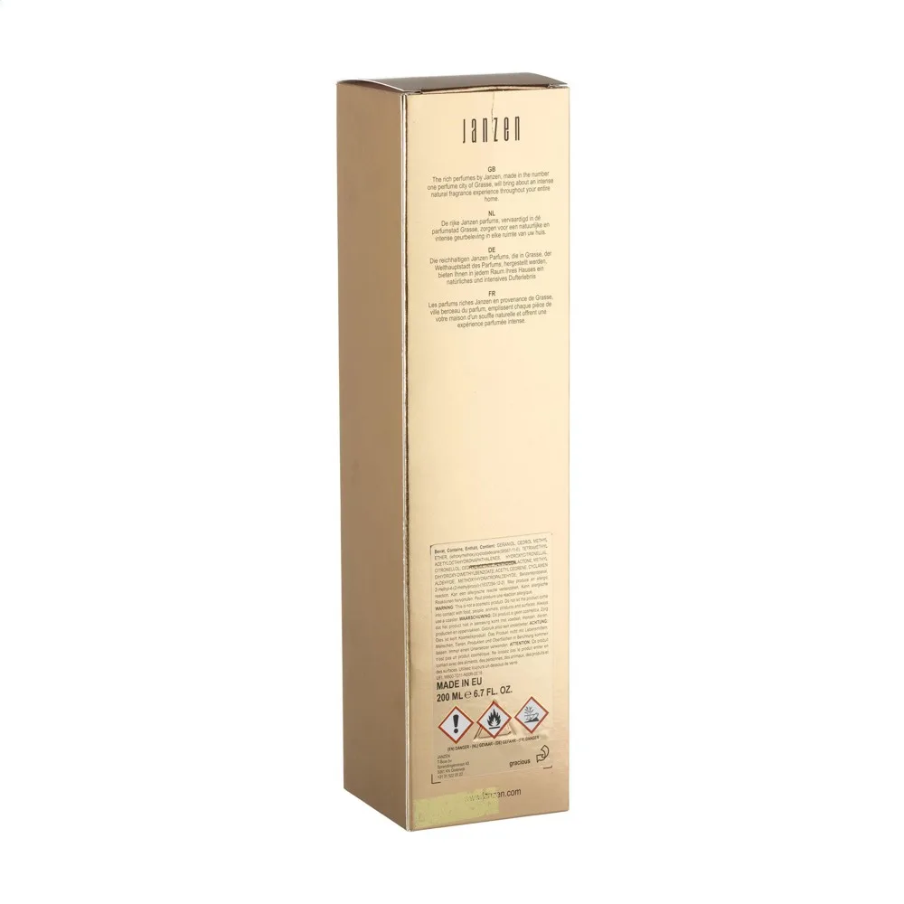 Duftstäbchen JANZEN Gracious Amber Logo Bedrucken Glas 200ml — Produktfoto 7