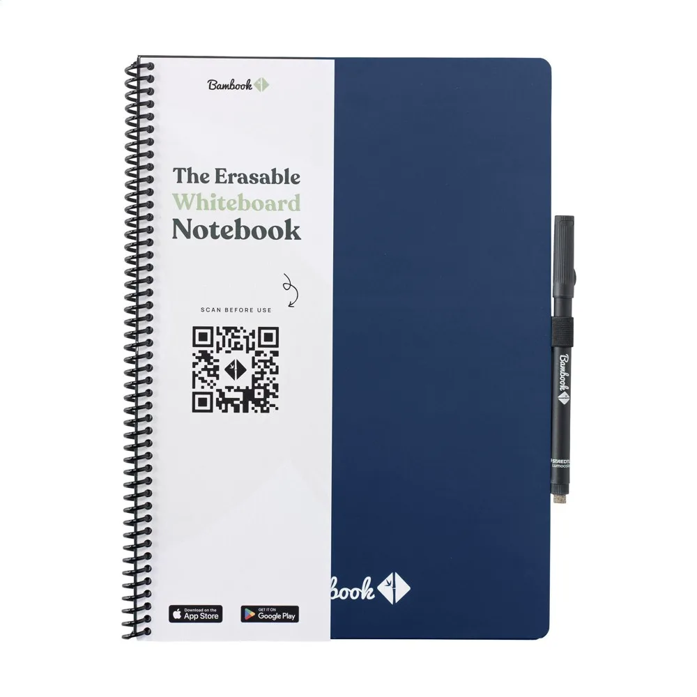 Wiederverwendbares Notizbuch Bambook bedrucken löschbar A4 — Produktfoto 17