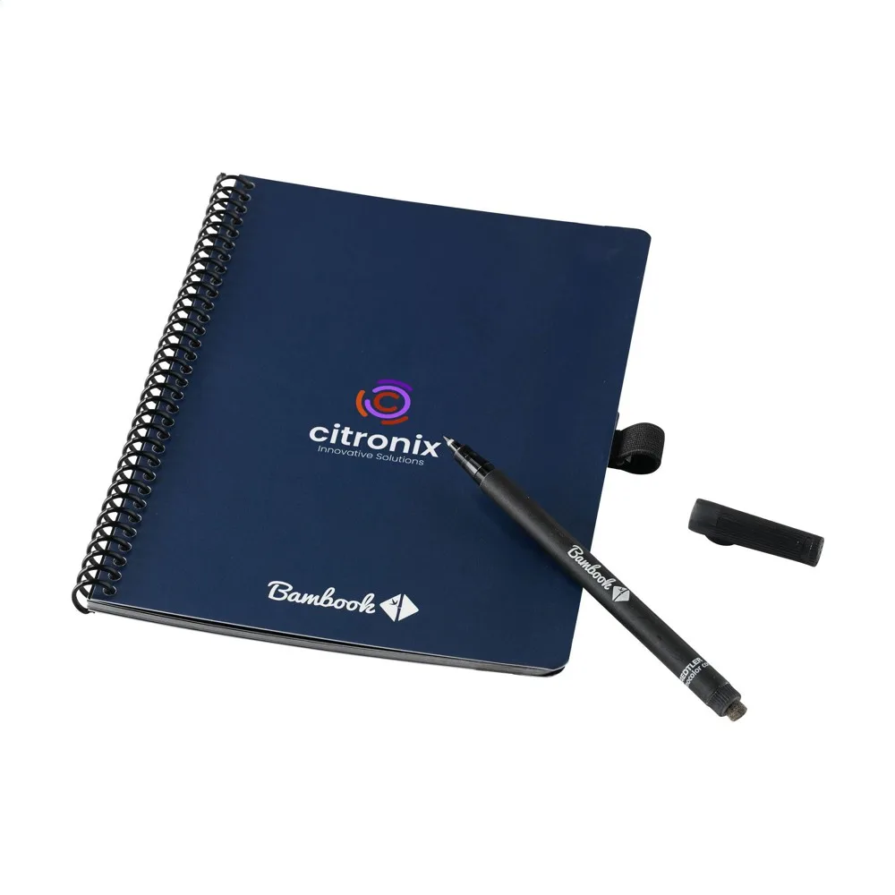 Wiederbeschreibbares Notizbuch Bambook Bedrucken FSC A5 — Produktfoto 5