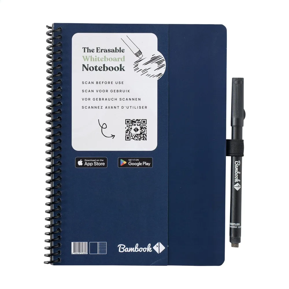 Wiederbeschreibbares Notizbuch Bambook Bedrucken FSC A5 — Produktfoto 9
