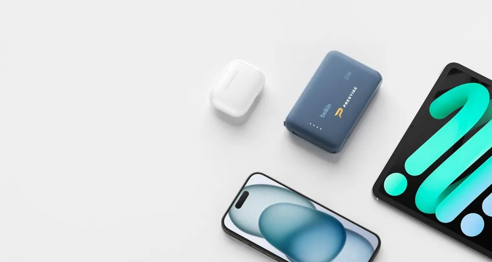 Custom Power Bank Belkin BoostCharge Recycled 10000mAh USB-C — product photo 2