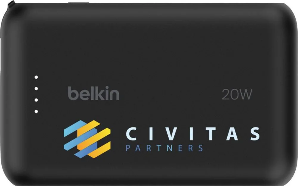 Custom Power Bank Belkin BoostCharge Recycled 10000mAh USB-C — product photo 7
