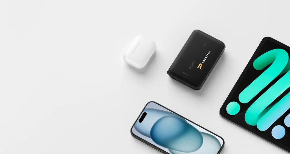 Custom Power Bank Belkin BoostCharge Recycled 10000mAh USB-C — product photo 12