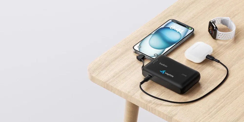 Custom Power Bank Belkin BoostCharge Recycled 10000mAh USB-C — product photo 13