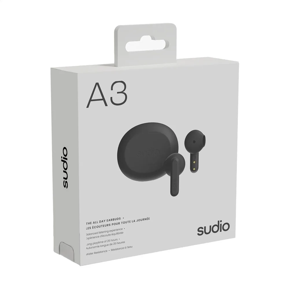 Bluetooth Kopfhörer Sudio A3 bedrucken 25h Akku Recycling — Produktfoto 14