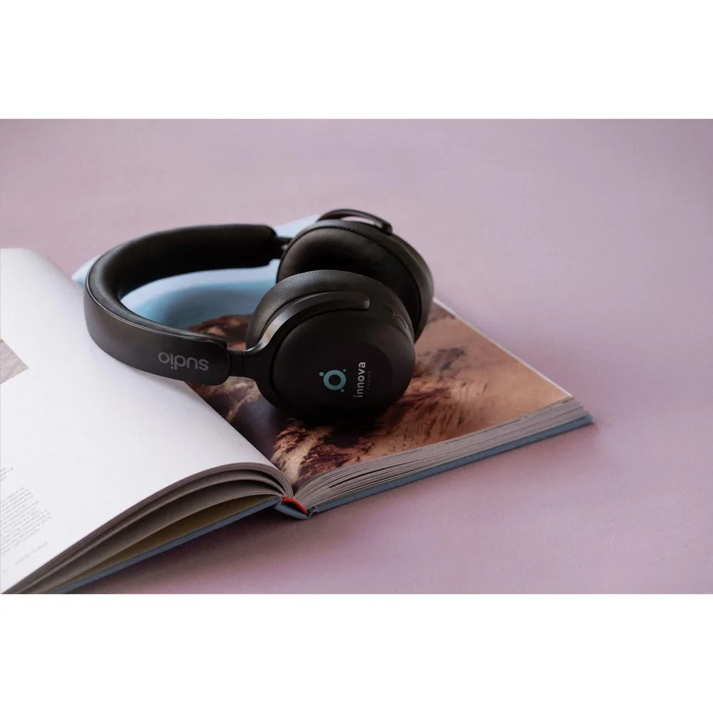 Over-Ear Kopfhörer Sudio R4 bedrucken 40h Akku Recycelt Uni — Produktfoto 6