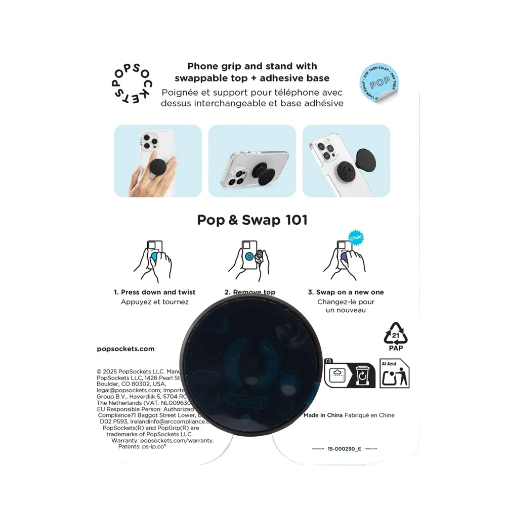 Custom PopSockets 2.0 PopGrip Swappable 3M Phone Stand 4cm — product photo 8