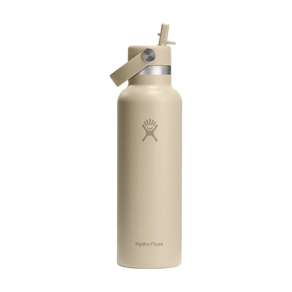 Hydro Flask Standard Mouth with Flex Straw Cap 621 ml waterfles productfoto 2 - Bidons & Shakers Hydro Flask Standard Mouth with Flex Straw Cap 621 ml waterfles — productfoto 2