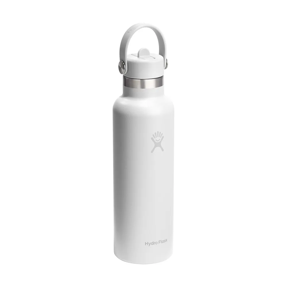 Hydro Flask Standard Mouth with Flex Straw Cap 621 ml waterfles productfoto 6 - Bidons & Shakers Hydro Flask Standard Mouth with Flex Straw Cap 621 ml waterfles — productfoto 6