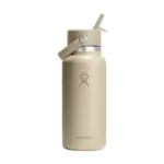 Hydro Flask Wide Mouth with Flex Straw Cap 946 ml waterfles, beige (± pms 400 c )