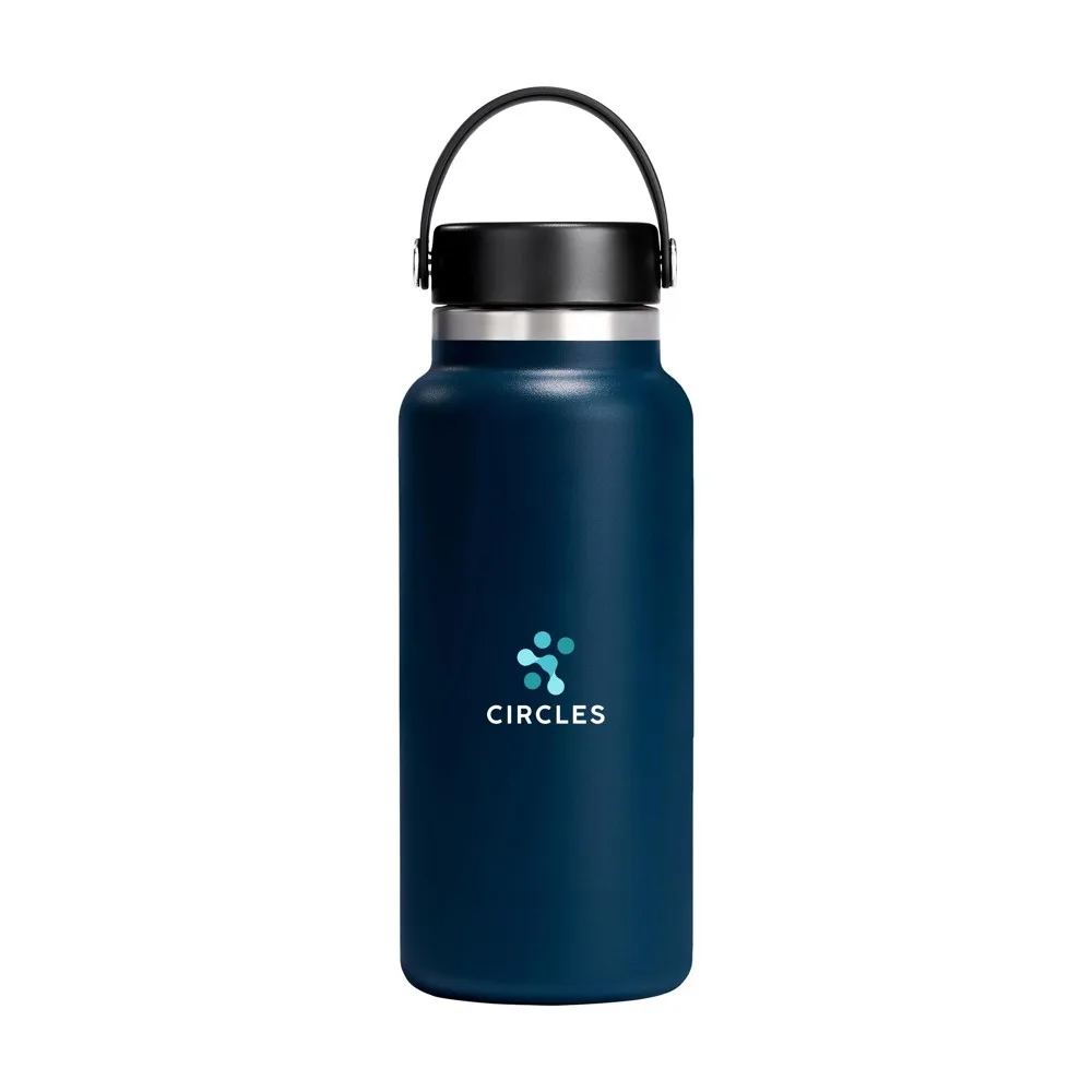 Hydro Flask Wide Mouth Bottle 946 ml thermosfles productfoto 6 - Bidons & Shakers Hydro Flask Wide Mouth Bottle 946 ml thermosfles — productfoto 6