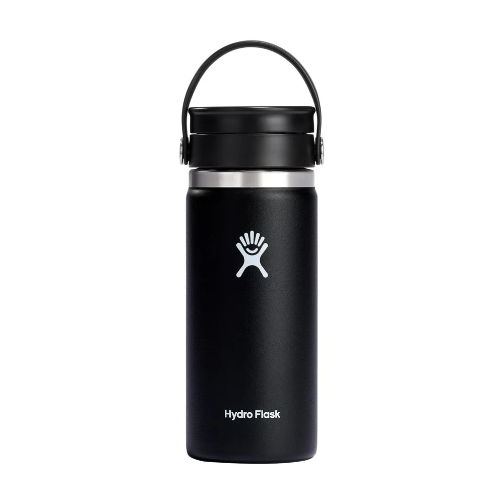 Hydro Flask Coffee with Flex Sip™ Lid 473 ml thermosfles-beker zwart ± pms black 6c - Bidons & Shakers Hydro Flask Coffee with Flex Sip™ Lid 473 ml thermosfles/-beker, zwart (± pms black 6c)