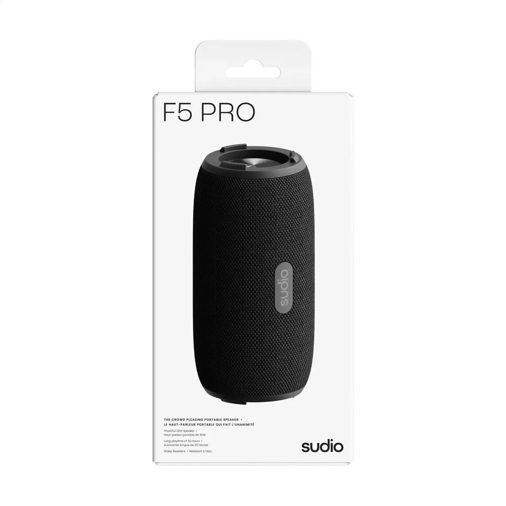 Bluetooth Lautsprecher Sudio F5 Pro bedrucken wasserfest 30W — Produktfoto 7