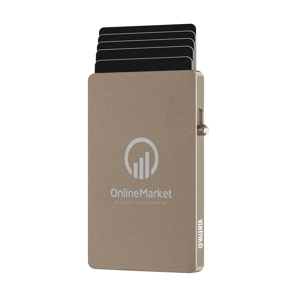 MagSafe Cardprotector Valenta Custom RFID Aluminium 7 Cards
