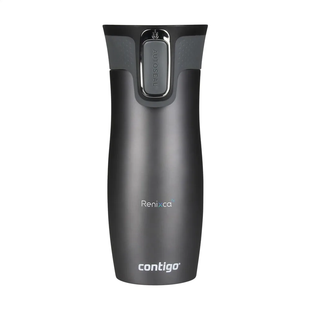 Contigo® Westloop Mug 470 ml thermosbeker gun metal - Bidons & Shakers Contigo® Westloop Mug 470 ml thermosbeker, gun metal