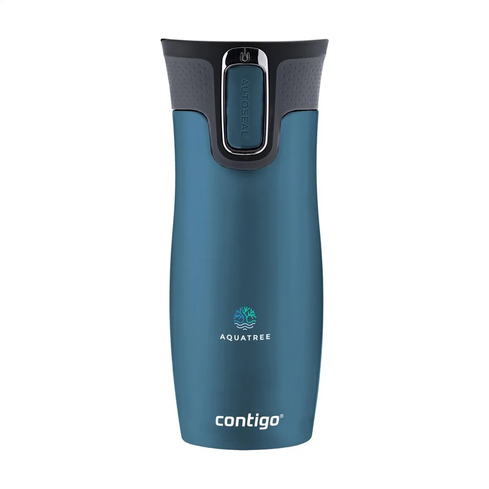Contigo® Westloop Mug 470 ml thermosbeker turquoise ± pms 7474 - Bidons & Shakers Contigo® Westloop Mug 470 ml thermosbeker, turquoise (± pms 7474)