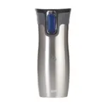Contigo® Westloop Mug 470 ml thermosbeker zilver - Bidons & Shakers Contigo® Westloop Mug 470 ml thermosbeker, zilver