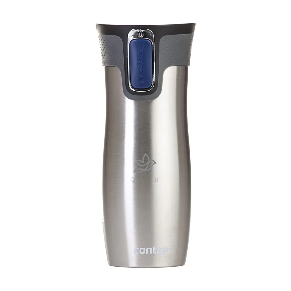 Contigo® Westloop Mug 470 ml thermosbeker zilver - Bidons & Shakers Contigo® Westloop Mug 470 ml thermosbeker, zilver
