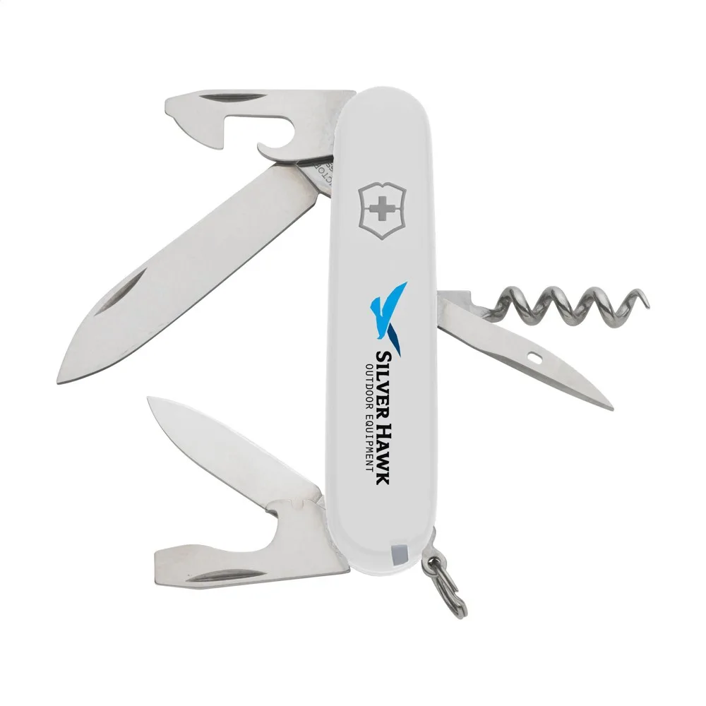 Victorinox Spartan Messer bedrucken 12 Funktionen Stahl 91mm
