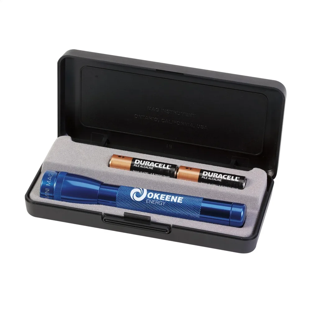 Mini Maglite AA Taschenlampe Bedrucken Kerzenfunktion 14,6cm
