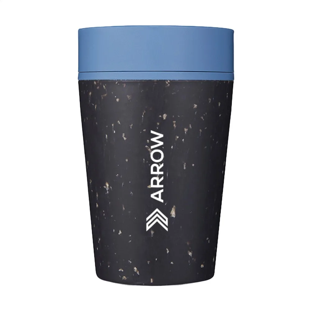 CircularCo Recycled Coffee Cup 227 ml koffiebeker grijsblauw ± pms 2159u - Bidons & Shakers Circular&Co Recycled Coffee Cup 227 ml koffiebeker, grijs/blauw (± pms 2159u)