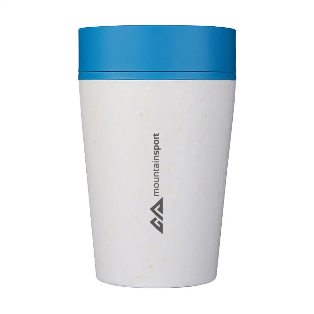 CircularCo Recycled Coffee Cup 227 ml koffiebeker witblauw ± pms 633u - Bidons & Shakers Circular&Co Recycled Coffee Cup 227 ml koffiebeker, wit/blauw (± pms 633u)