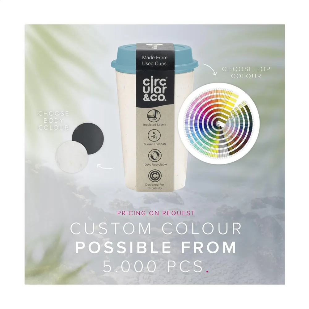 CircularCo Recycled Now Cup 340 ml koffiebeker productfoto 7 - Bidons & Shakers Circular&Co Recycled Now Cup 340 ml koffiebeker — productfoto 7