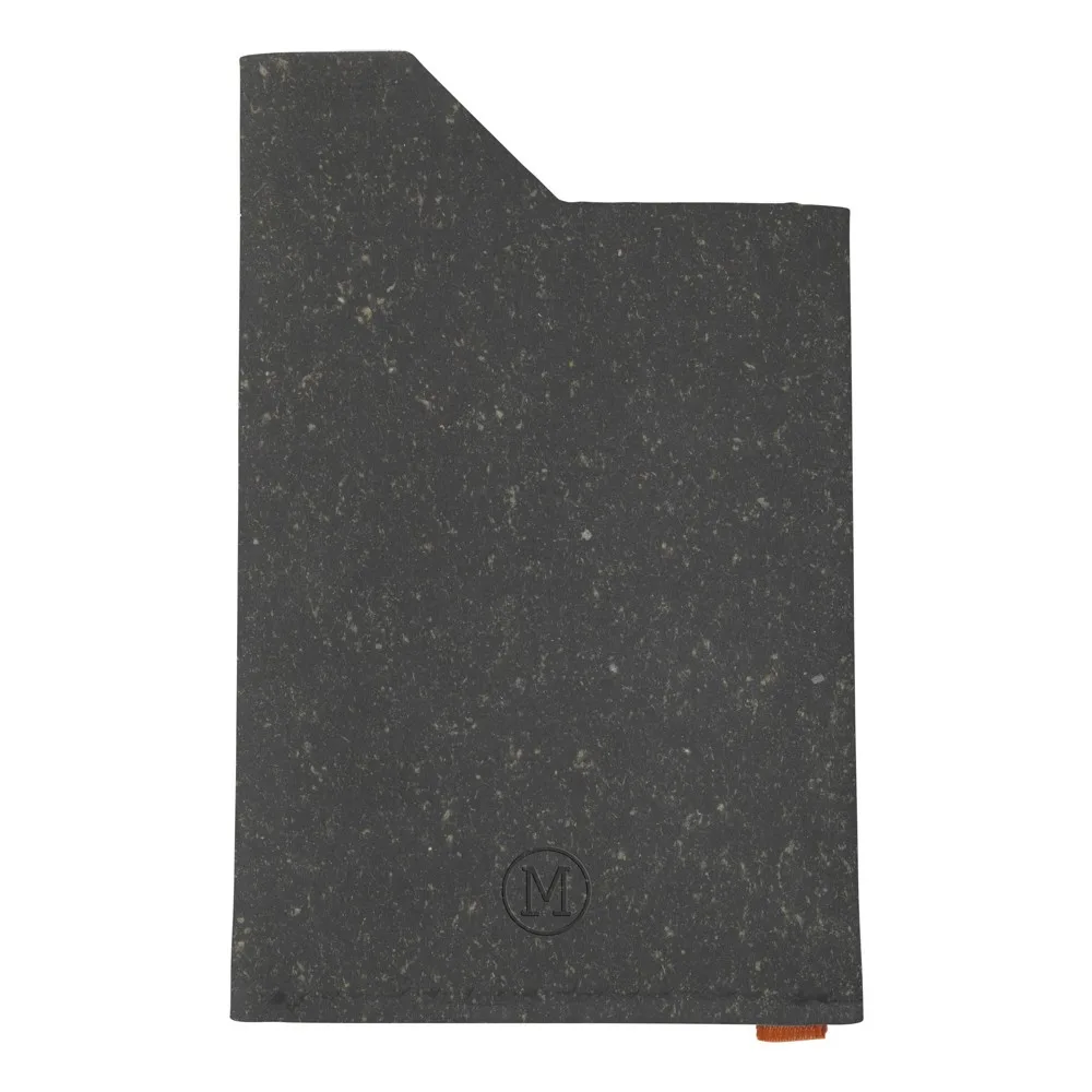 Custom Recycled Leather Card Holder Extra Pocket Compact — product photo 4