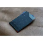 Custom Recycled Leather Card Holder Extra Pocket Compact — product photo 8
