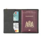 Recycled Leather Passport Holder paspoorthoesje — productfoto 4