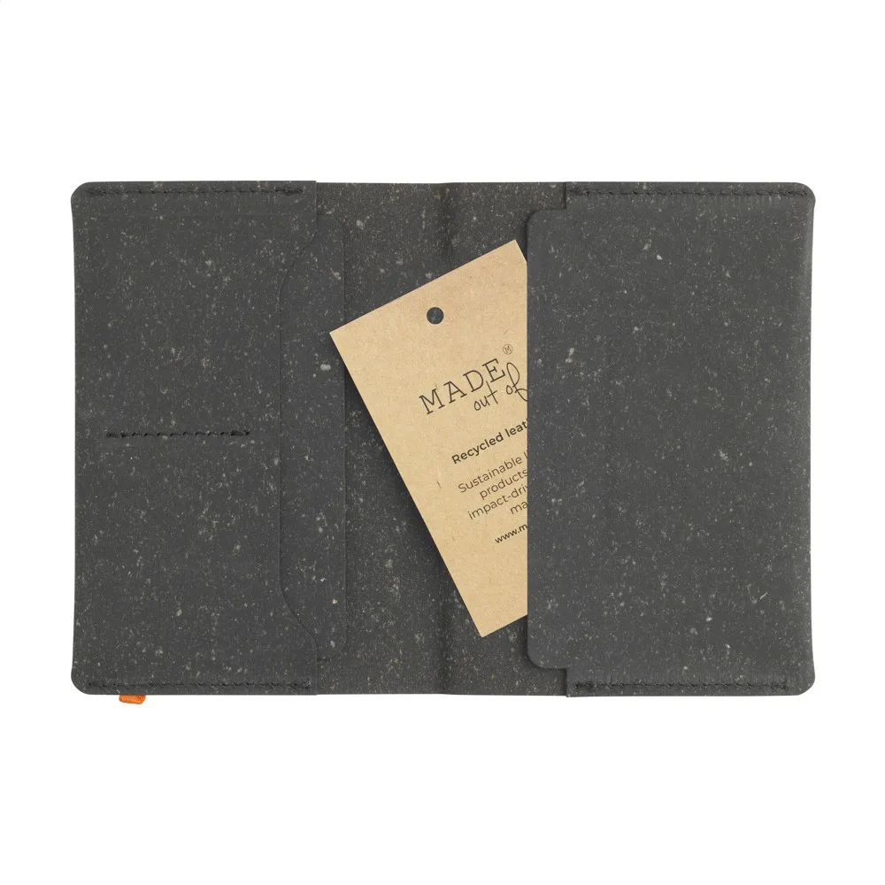 Reisepasshülle Recycled Leather bedrucken nachhaltig B7 — Produktfoto 5
