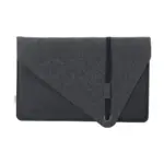 Recycled Felt Apple Leather Laptop Sleeve 1516 - Hidalgo Recycled Felt & Apple Leather Laptop Sleeve 15/16"
