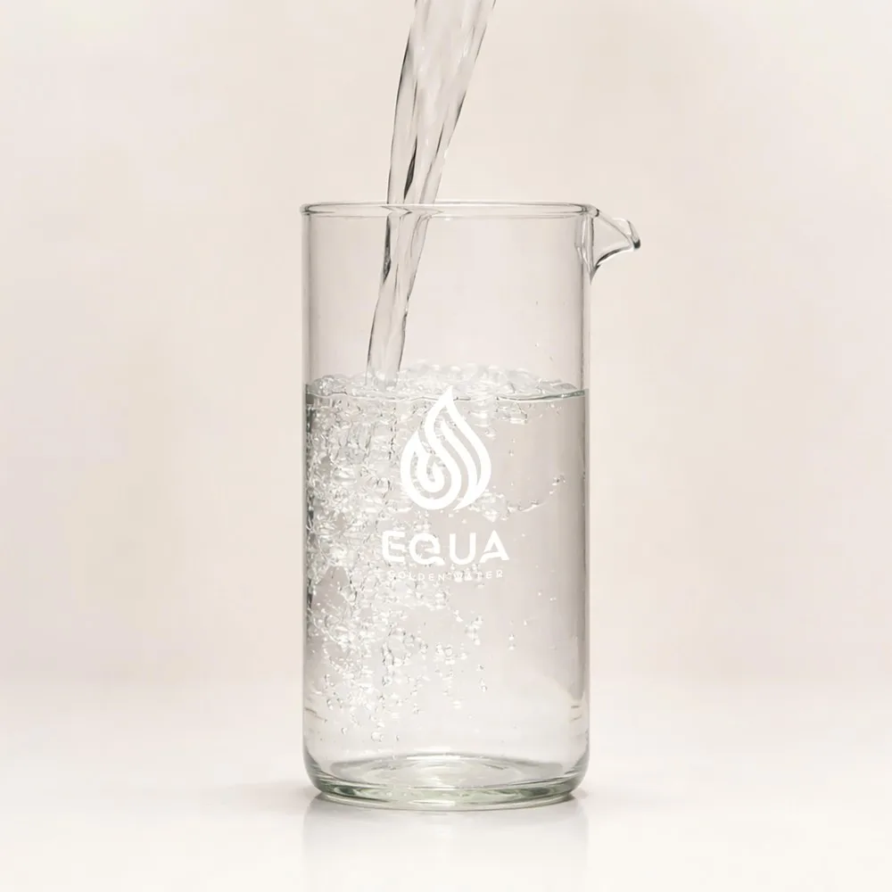 Karaffe Rebottled bedrucken recyceltes Glas Upcycling 600ml — Produktfoto 9