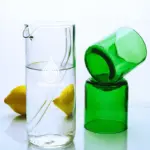 Karaffe Rebottled bedrucken recyceltes Glas Upcycling 600ml — Produktfoto 10