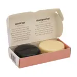 Unwaste Duopack Scrub & Shampoo bar — productfoto 3