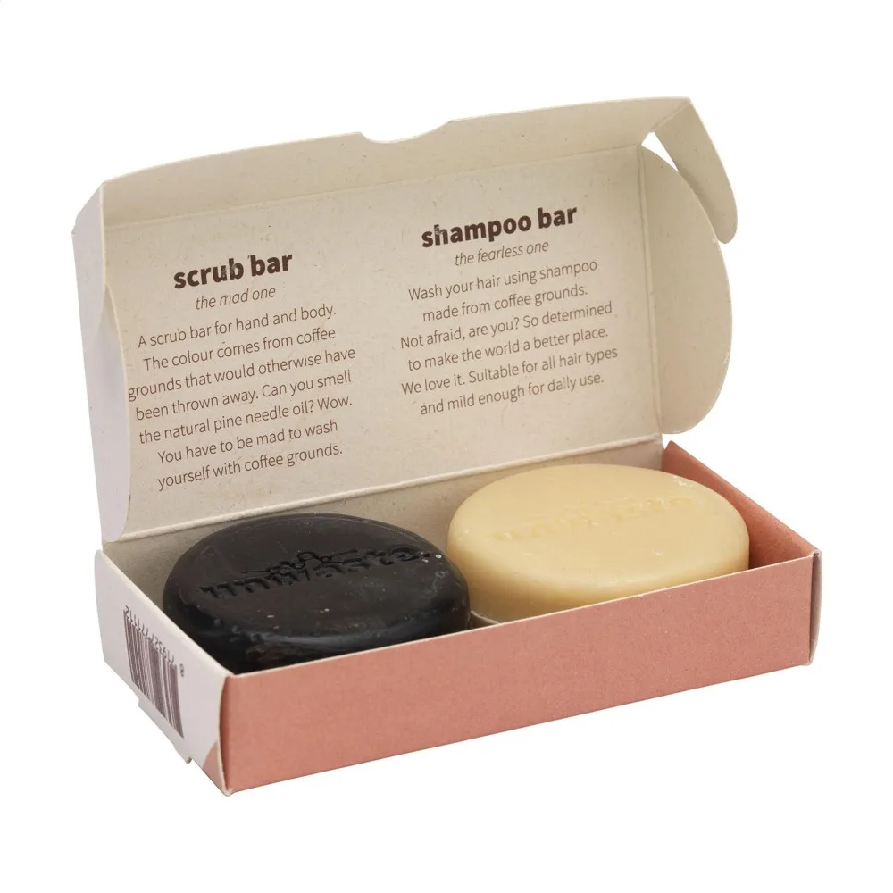 Unwaste Duopack Scrub & Shampoo bar — productfoto 3