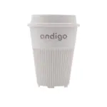 Circular&Co Returnable Cup Lid 227 ml koffiebeker, wit (± pms cool grey 1u)
