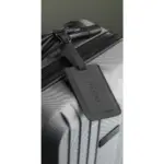 Recycled Leather Luggage Tag bagagelabel — productfoto 2
