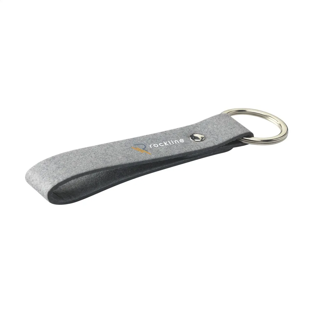 Recycled Denim Textile Keyring sleutelhanger - Hidalgo Recycled Denim Textile Keyring sleutelhanger