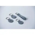 Recycled Denim Textile Keyring sleutelhanger — productfoto 2