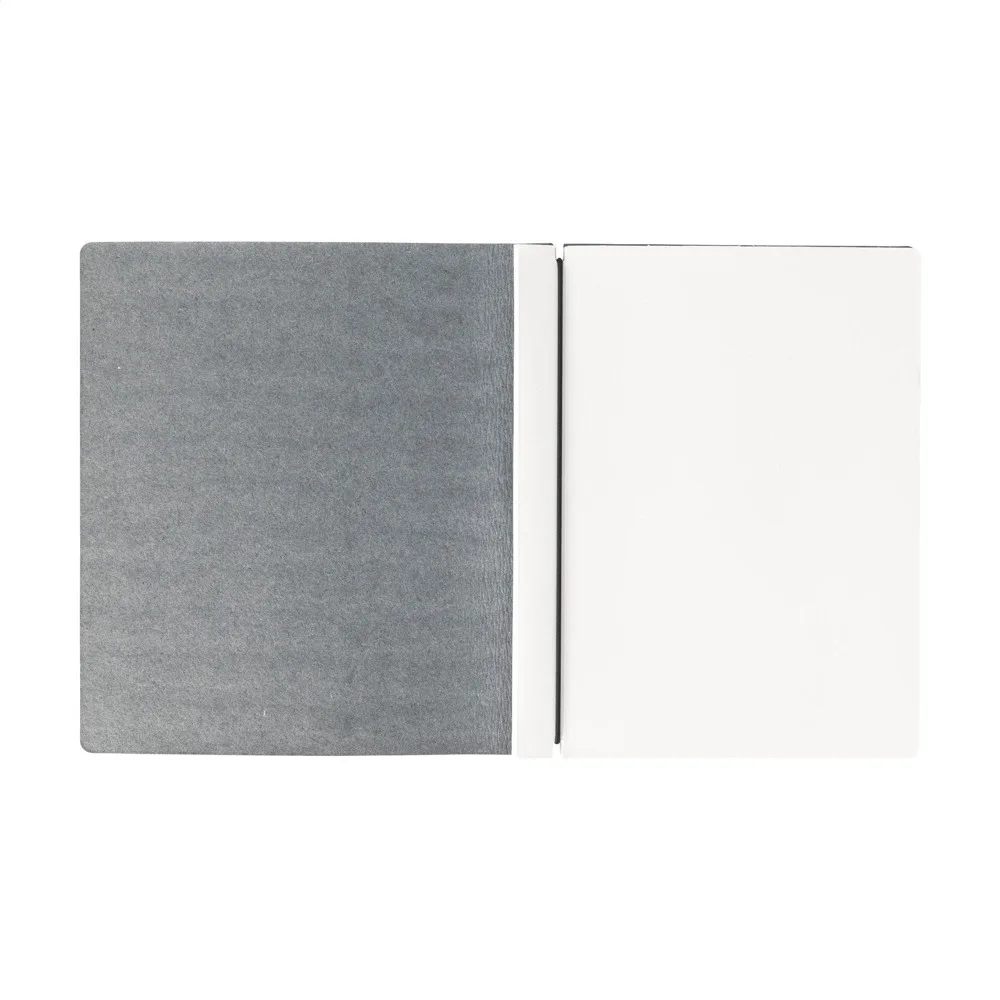 Printed Refillable Recycled Denim Notebook A5 — product photo 4