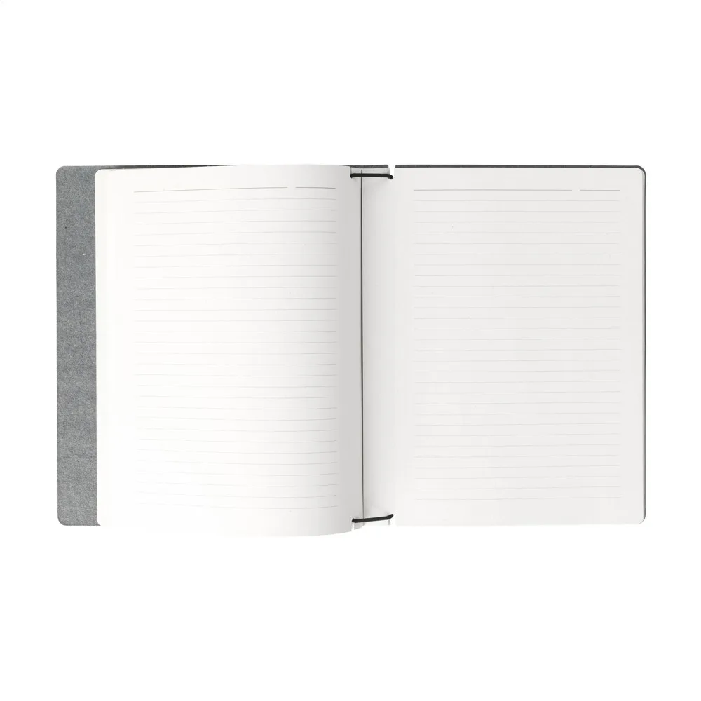Printed Refillable Recycled Denim Notebook A5 — product photo 6