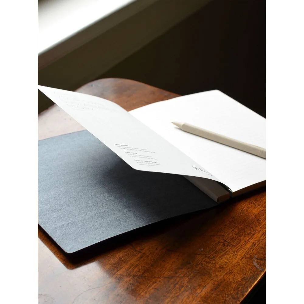 Printed Refillable Recycled Denim Notebook A5 — product photo 10